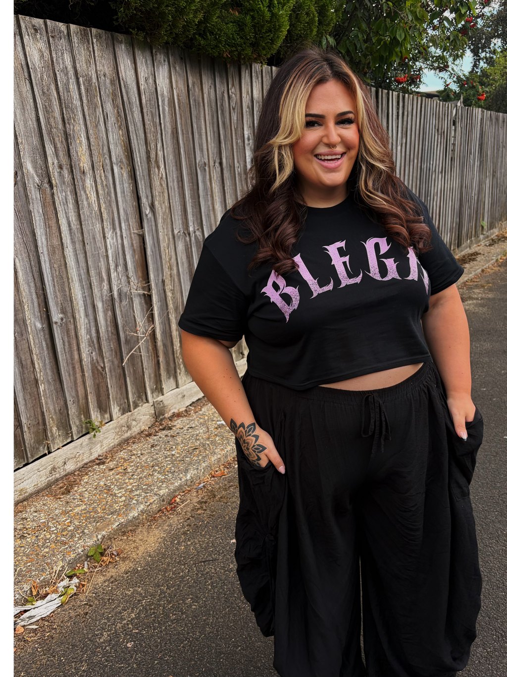 Cropped Blegh Tee