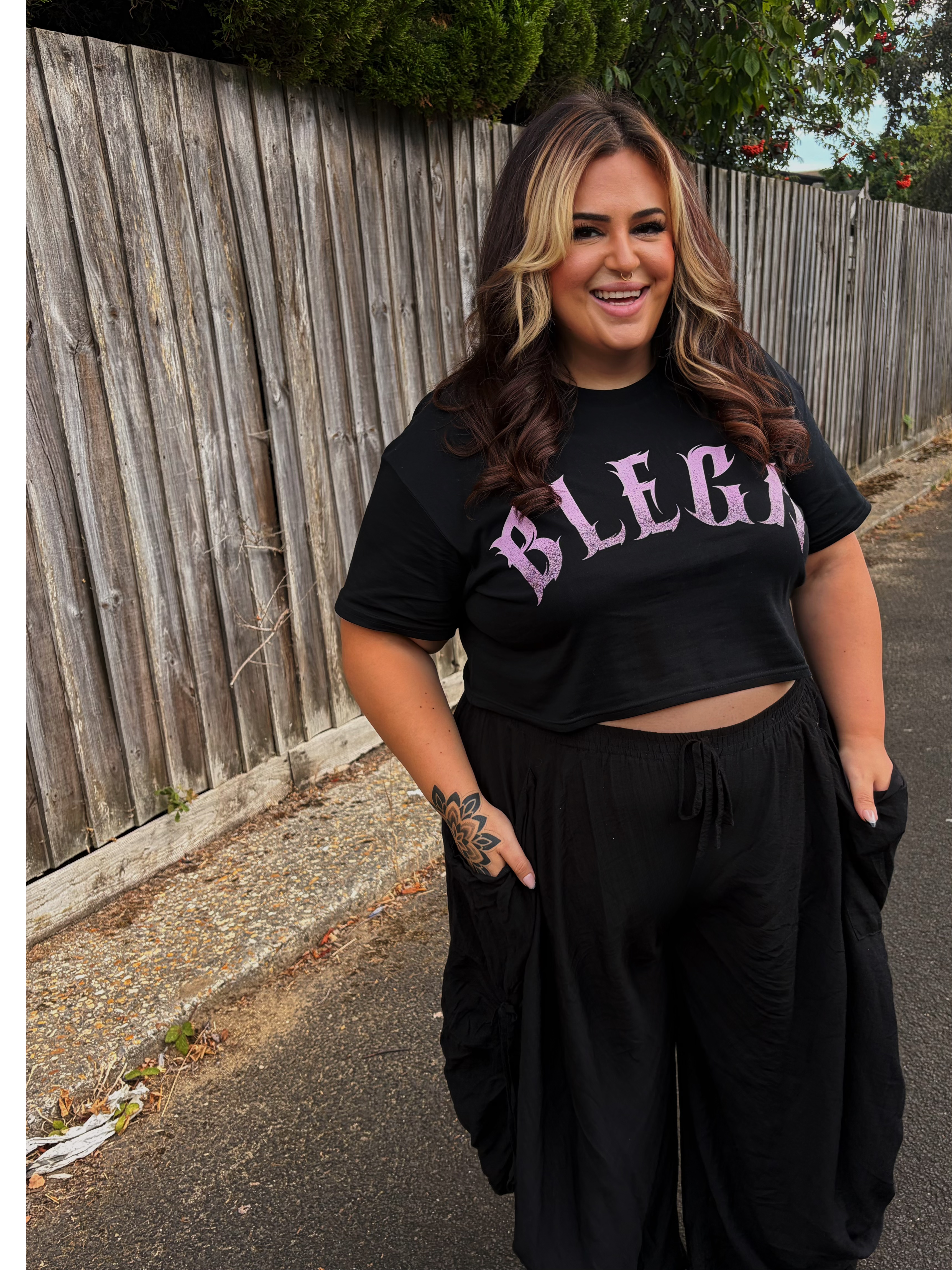Cropped Blegh Tee